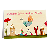 Grußkarte zur Geburt