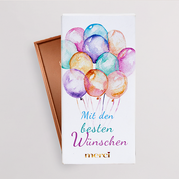 Merci „Mit den besten Wünschen“