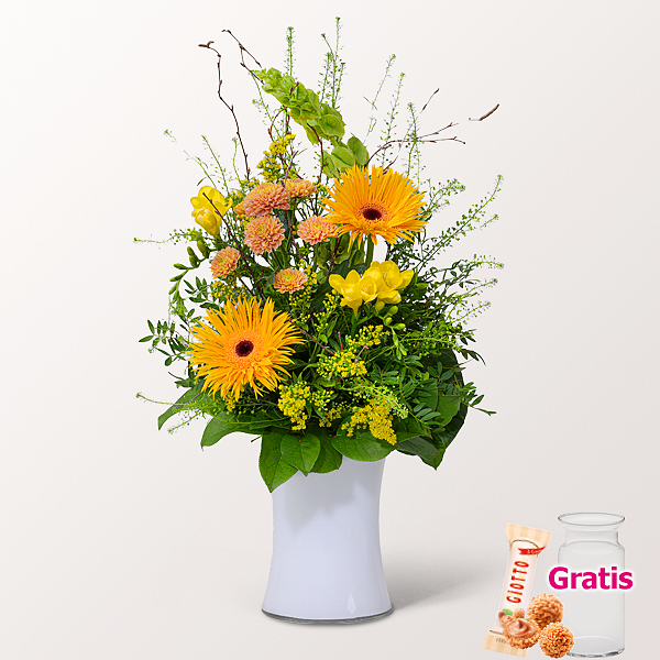 Blumenstrauß Süßer Traum mit Vase
