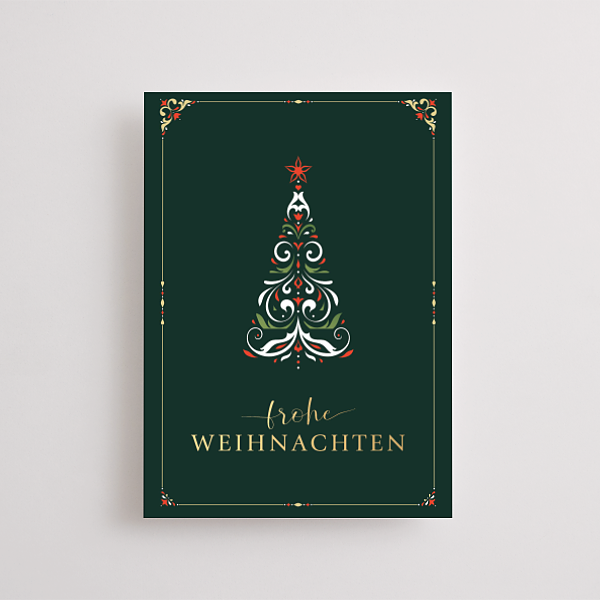 Motivkarte „Frohe Weihnachten“