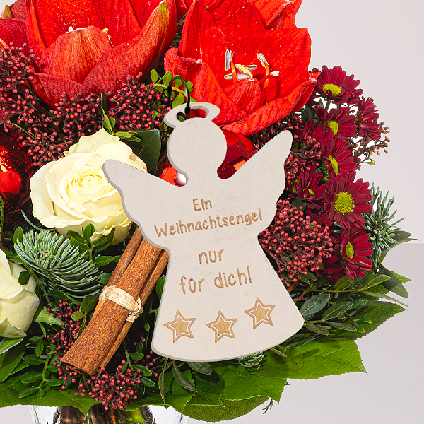 Blumenstecker Weihnachtsengel 