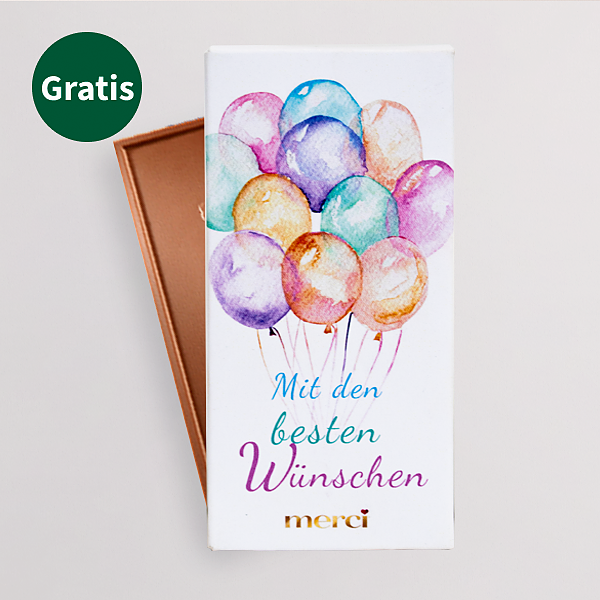 Geburtstag-Set mit Blumenstrauß mit Vase & Fruchtsecco & Merci