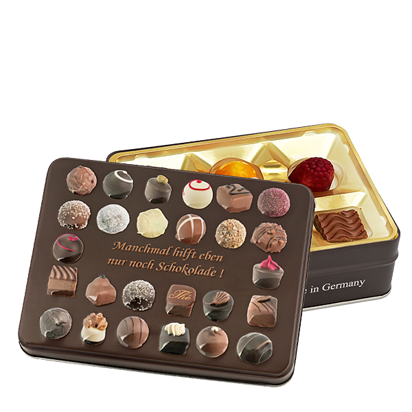 Präsentdose „Manchmal hilft...“