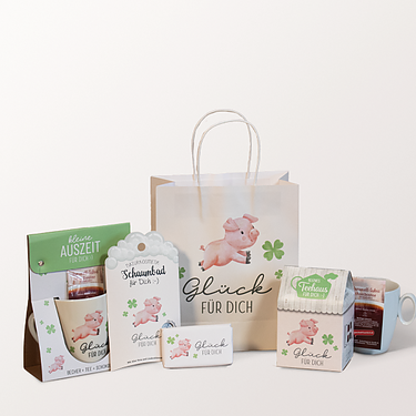 Geschenkbox „Viel Glück“ Geschenkbox „Viel Glück“