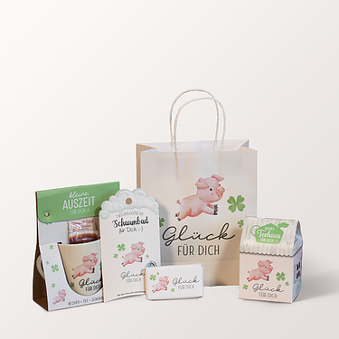 Geschenkbox „Viel Glück“