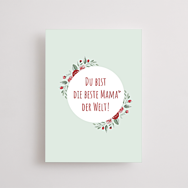 Motivkarte für Mama