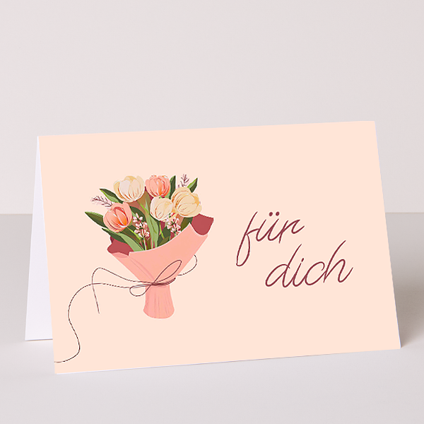 Motivkarte „Für Dich“