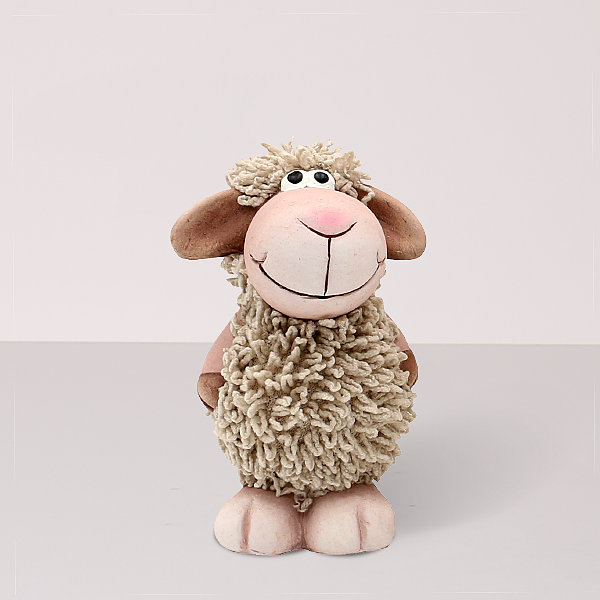 Keramik Schaf (13 cm)