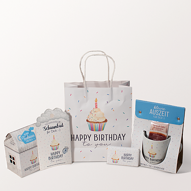Geschenkbox „Happy Birthday“