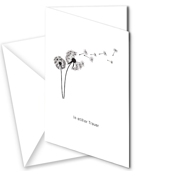 Motivkarte Trauer 