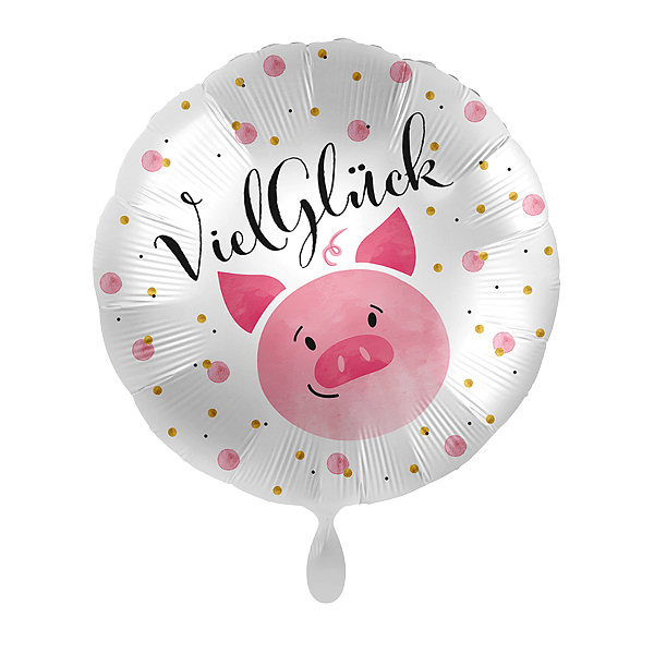 Heliumballon-Geschenk „Viel Glück“