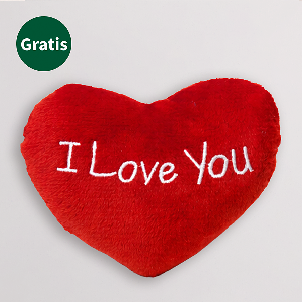 Plüschherz „I love you“