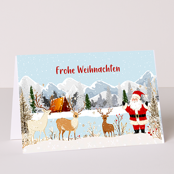 Motivkarte „Frohe Weihnachten“