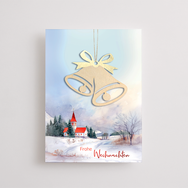 Motivkarte „Frohe Weihnachten“