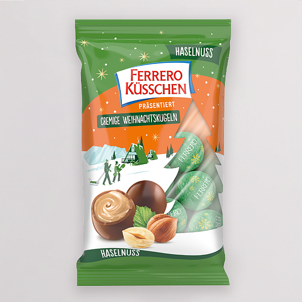 Cremige Weihnachtskugeln Haselnusscreme (100 g)