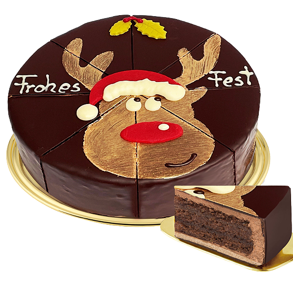 Dessert-Torte „Frohes Fest“
