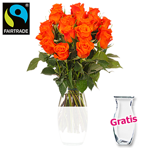 Orange Rosen <br>im Bund
