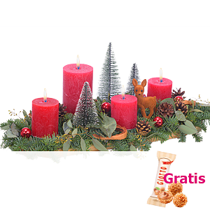 Adventsgesteck <br>Winterland