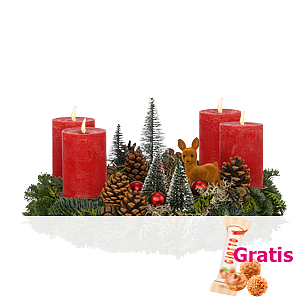 Großer Roter <br>Kranz (Ø 40 cm)