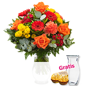 Blumenstrauß <br>Farbentanz