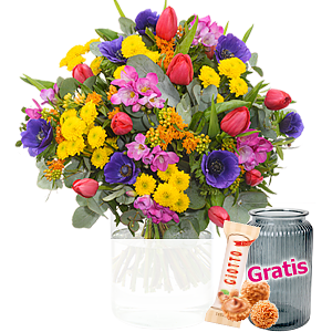 Premiumstrauß <br>Farbenfreude