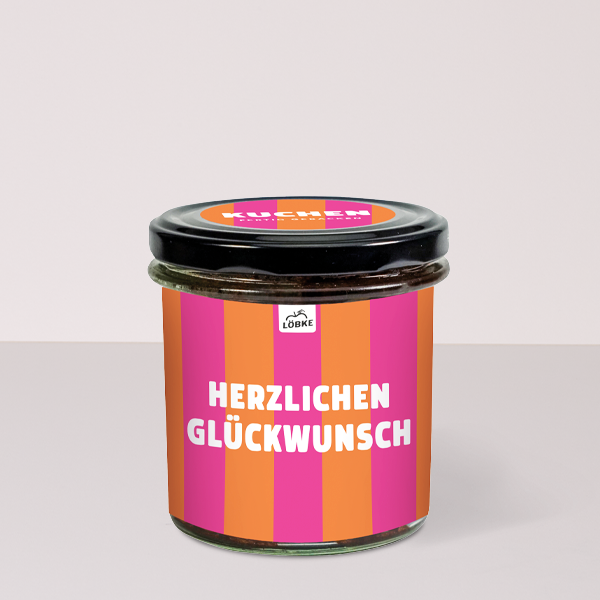 Schokokuchen „Herzlichen Glückwunsch“ (150 g)